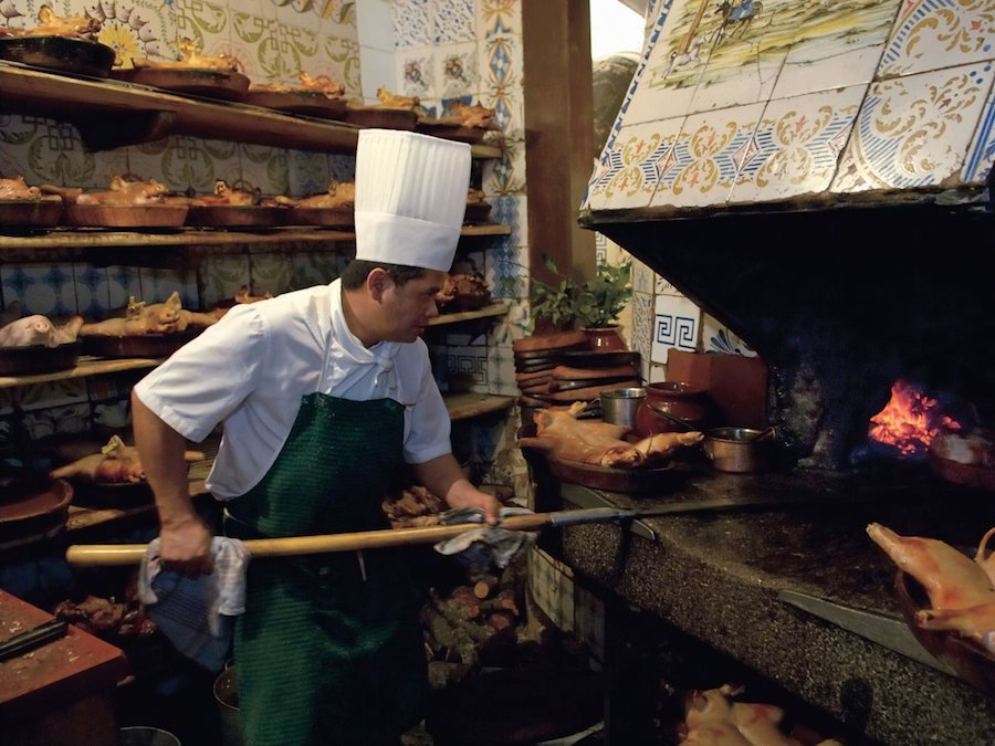 Roast Suckling Pig at Sobrino de Botín: The World's Oldest Restaurant