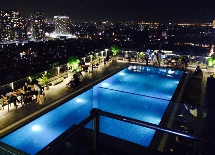 Trill Rooftop Cafe Hanoi Vietnam