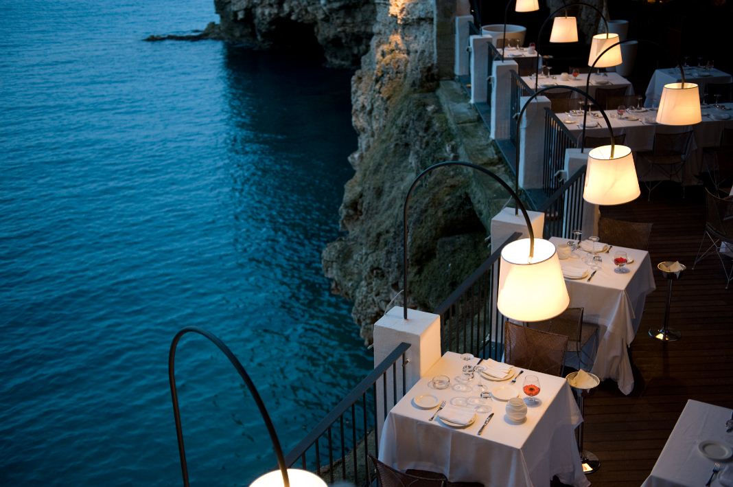 1 stunning photos of italian-cave-restaurant-grotta-palazzese-polignano-mare 11