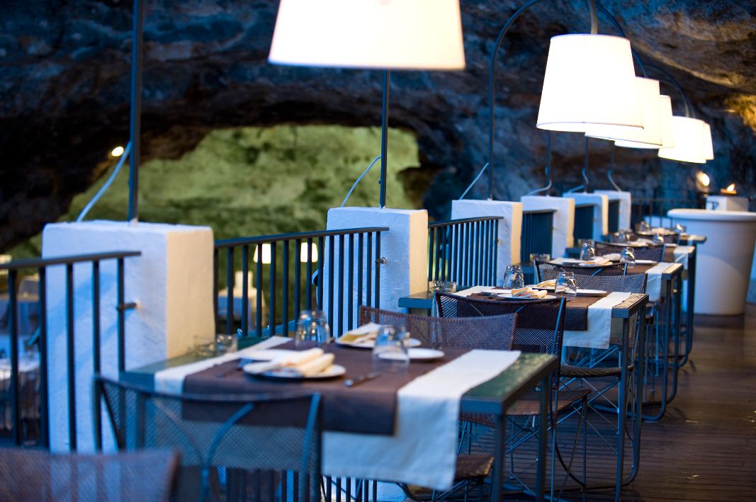1 stunning photos of italian-cave-restaurant-grotta-palazzese-polignano-mare 11