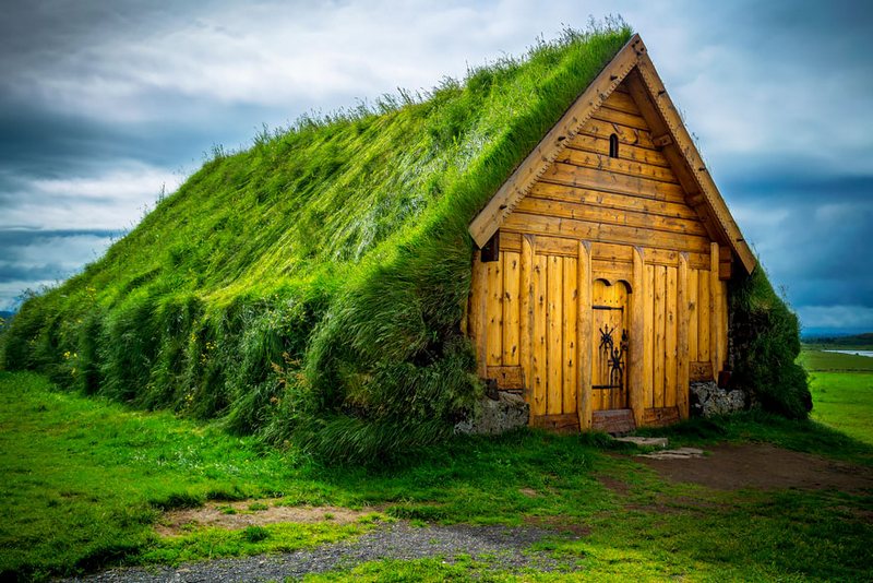 scandinavian houses with grass roofs photos photography pictures 1