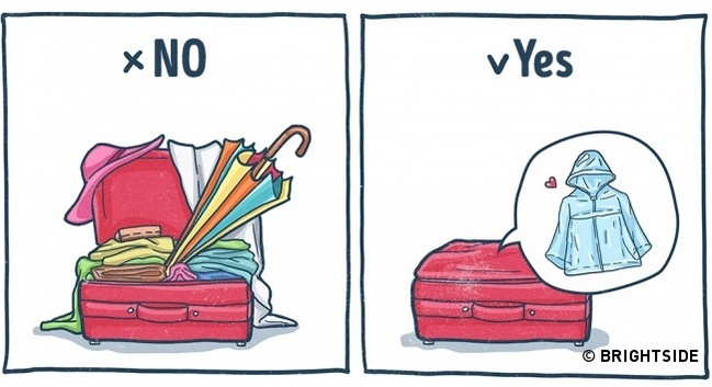 10 excellent tips for packing your holiday suitcase with illustrated 10