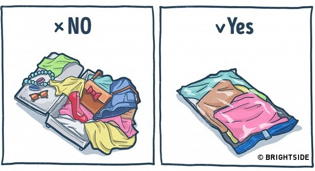 10 excellent tips for packing your holiday suitcase with illustrated 2