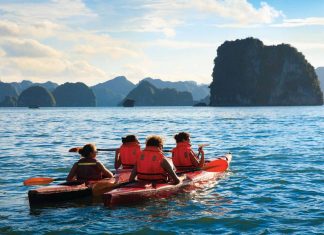halong bay kayaking