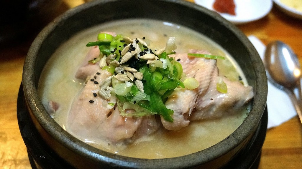 Samgyetang, street food, seoul, korea