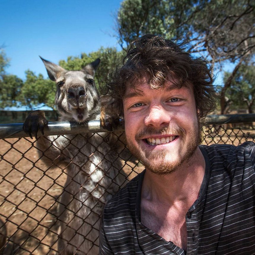 allan dixon master selfies with animals 1