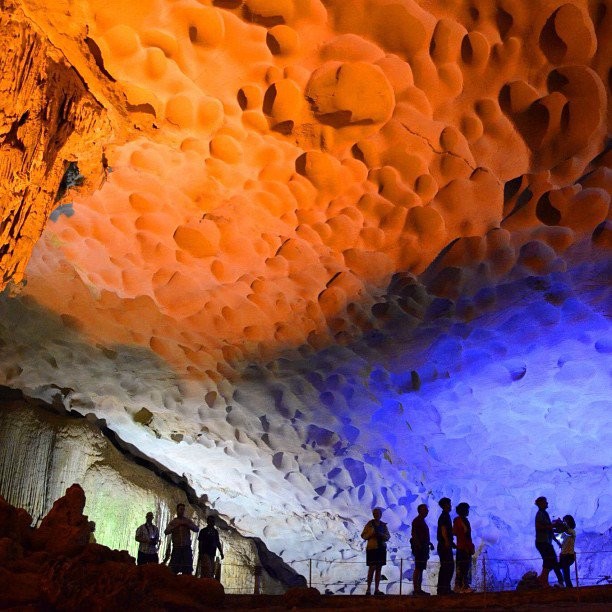 caves, halong bay, vietnam
