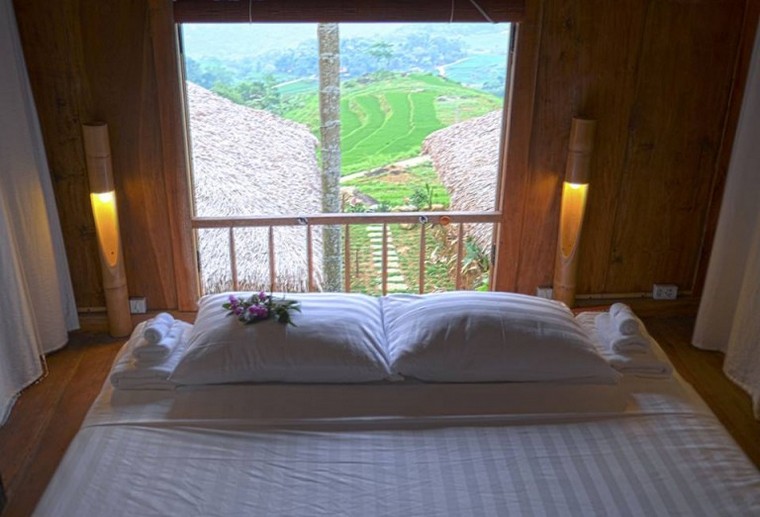 house on stilt, Pu Luong Retreat, Thanh Hoa, Vietnam