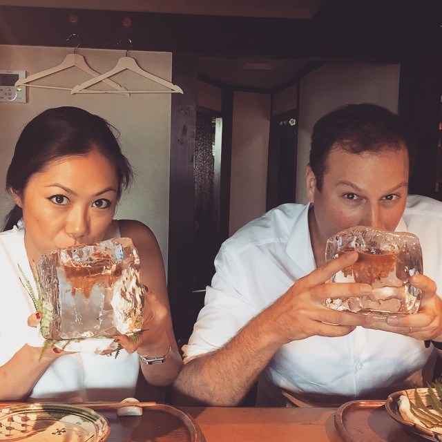 tempura matsu Japanese restaurant serves up noodles in stunning ice block bowls (1)