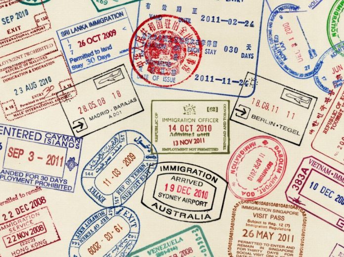 too many stamps on passport too many stamps on passport