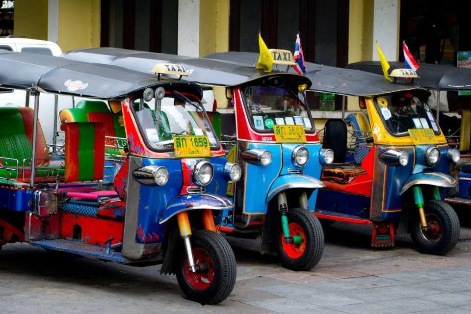 tuk tuk of trang province thailand