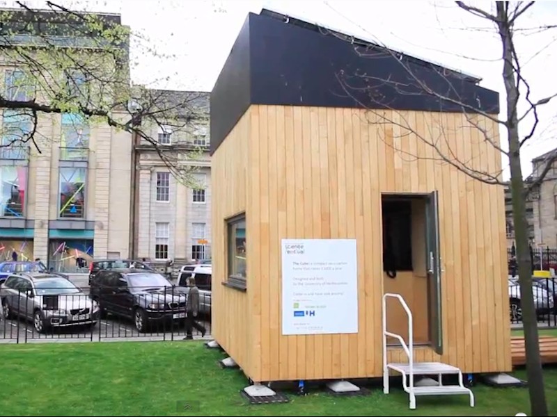 100-square-foot-environmentally-friendly-house, Edinburgh, Scotland, tiny homes