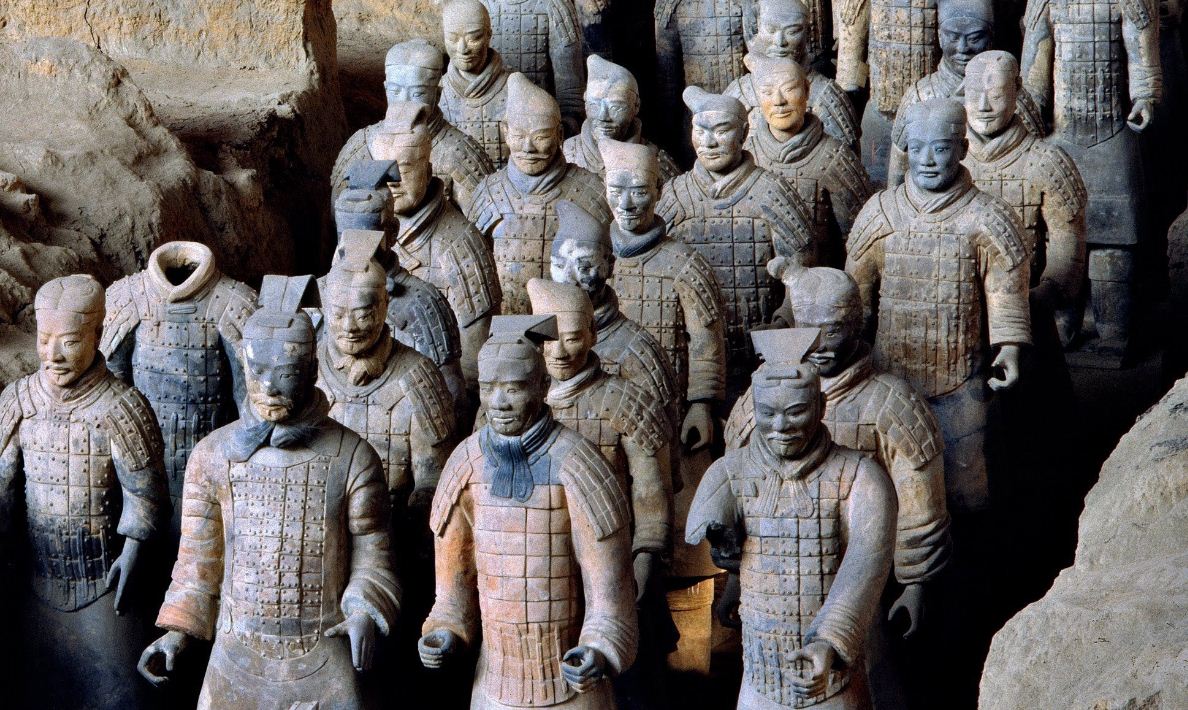 terra-cotta statues of the legendary soldiers qin shi huang tomb 2