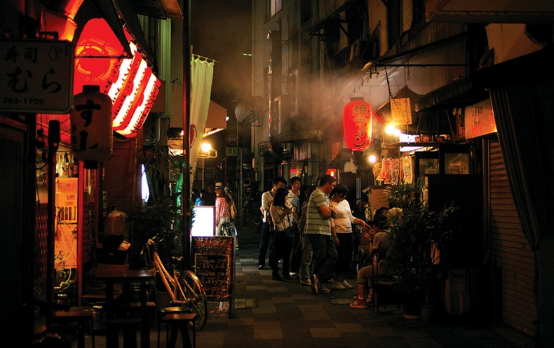 fukuoka japan night street