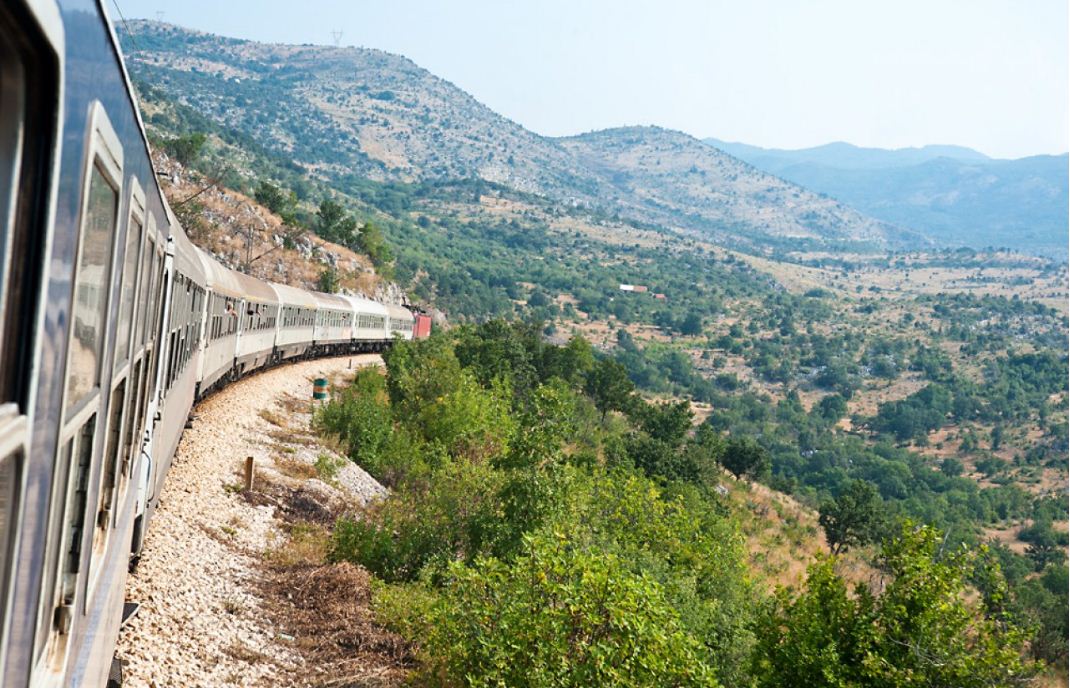 BAR TO BELGRADE train, MONTENEGRO-SERBIA