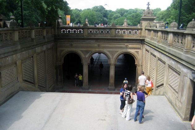 Bethesda Terrace, central park, new york, us