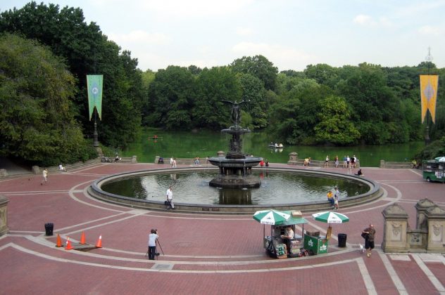 Bethesda Terrace, central park, new york, us