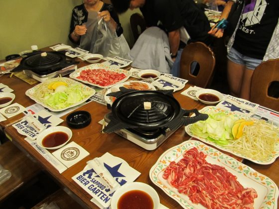 Genghis Khan BBQ, Sapporo Beer Garden, Sapporo Beer Museum, Sapporo, Hokkaido, Japan