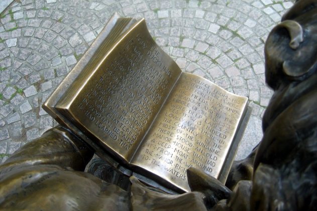 Hans-Christian Anderson statue, central park, new york, us