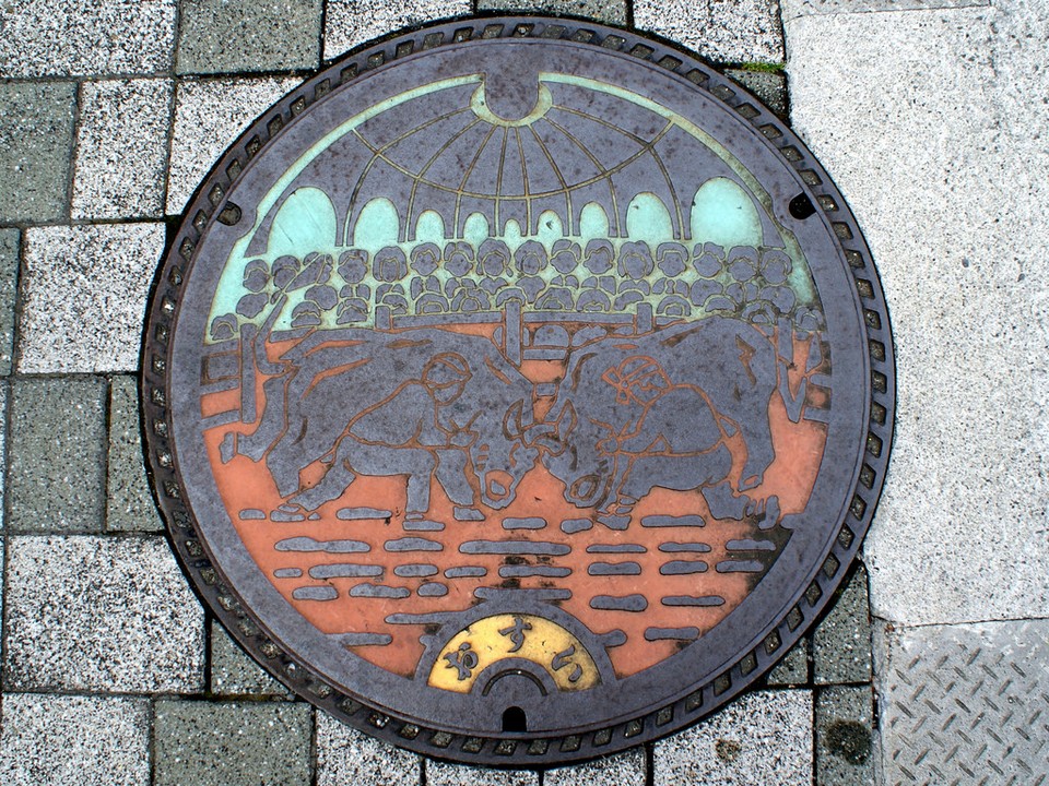Japanese-manhole-cover-art by S.Morita photographer