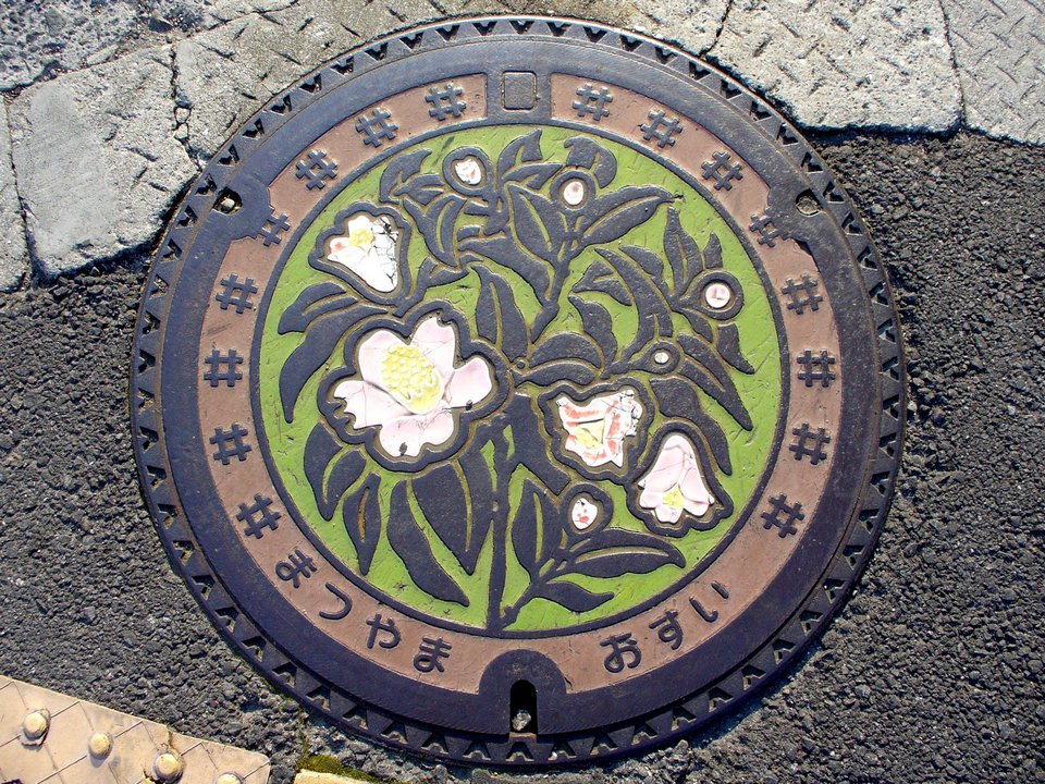 Japanese-manhole-cover-art by S.Morita photographer