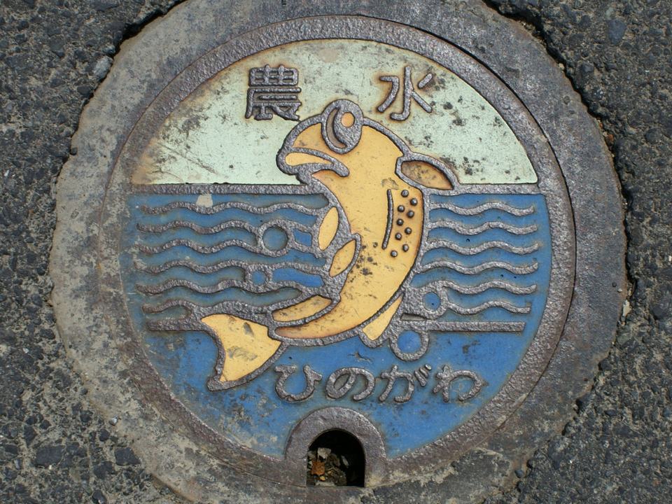 Japanese-manhole-cover-art by S.Morita photographer