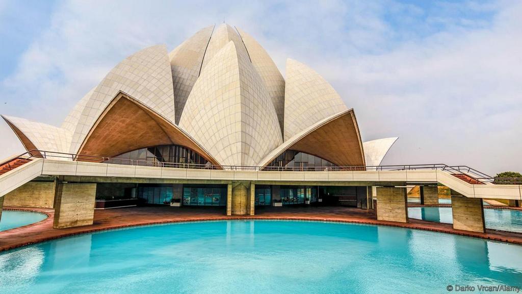 Lotus Temple India most beautiful palces of worship around the world