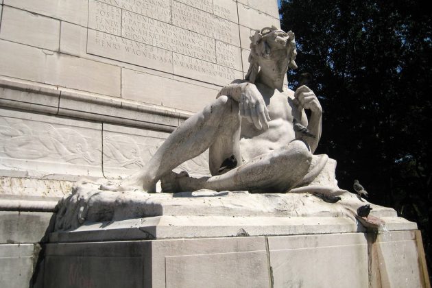 Maine Monument, central park, new york, us
