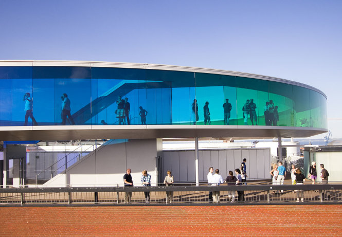 rainbow at Aarhus Museum of Modern Art danmark tourist attractions European Capital of Culture 2017