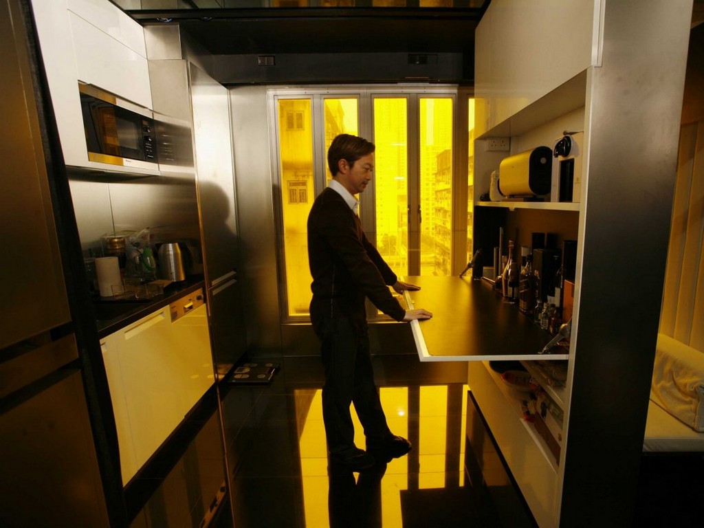 this-330-square-foot-apartment, Hong Kong, tiny homes