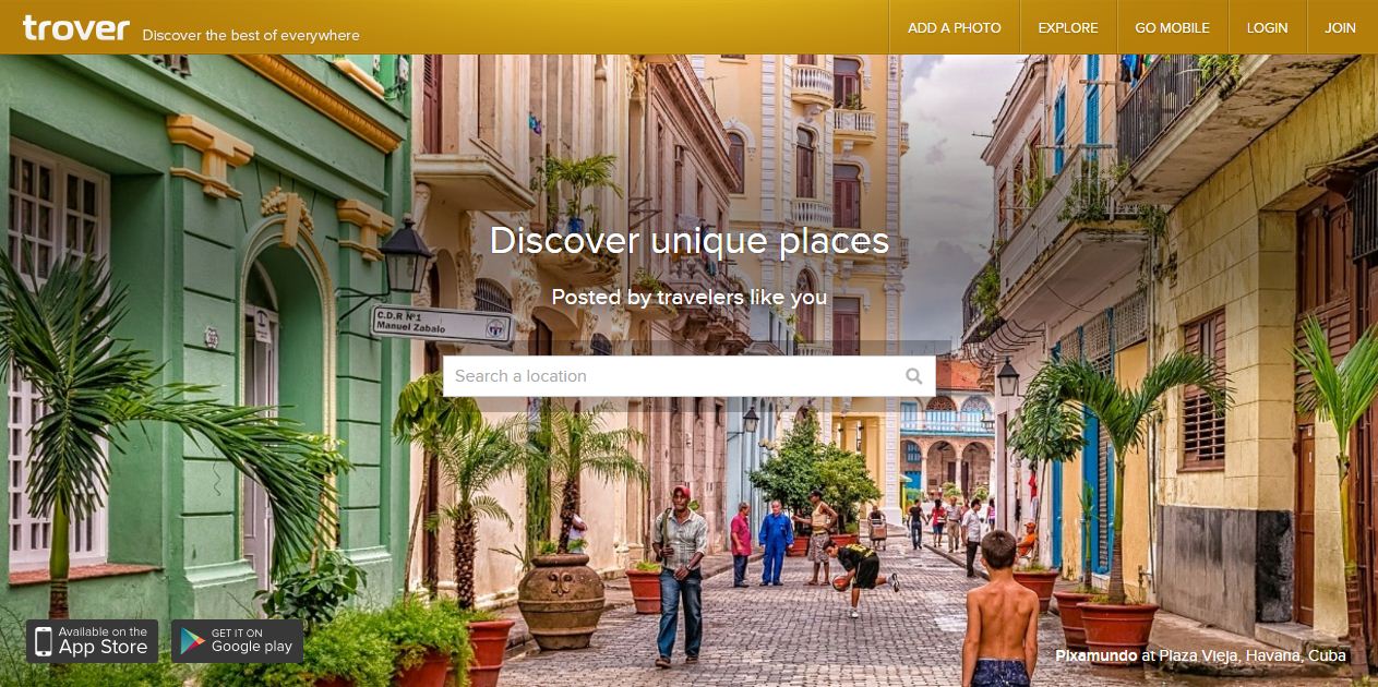 trover website