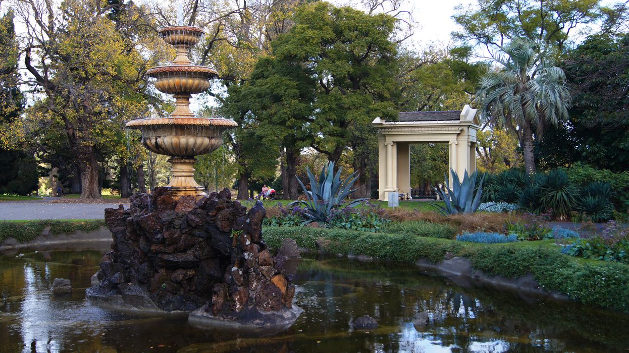 Fitzroy_Gardens melbourn australia in winter 2