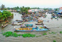 nga nam floating market soc trang mekong delta destinations