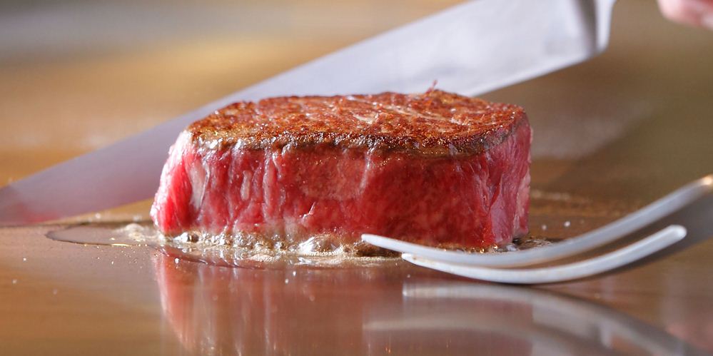 Kobe wagyu teppanyaki