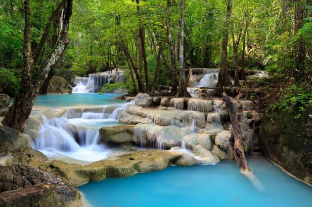 erawan waterfall from bangkok