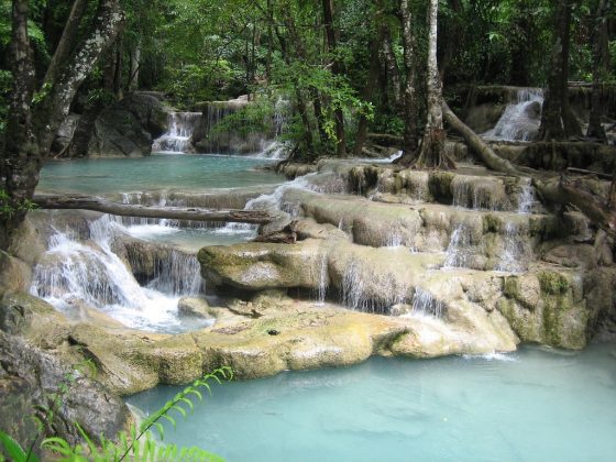 erawan waterfall from bangkok