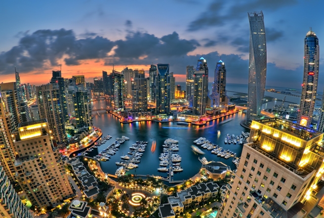 dubai from above