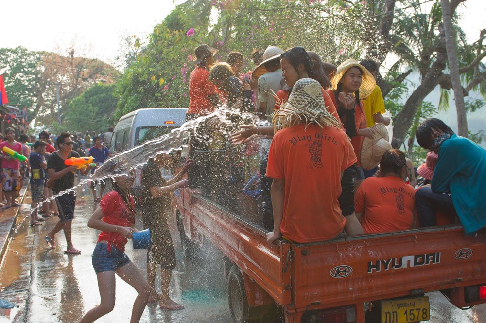 The water festival in Bunpimay-Laos-the water festivals in Southeast Asian