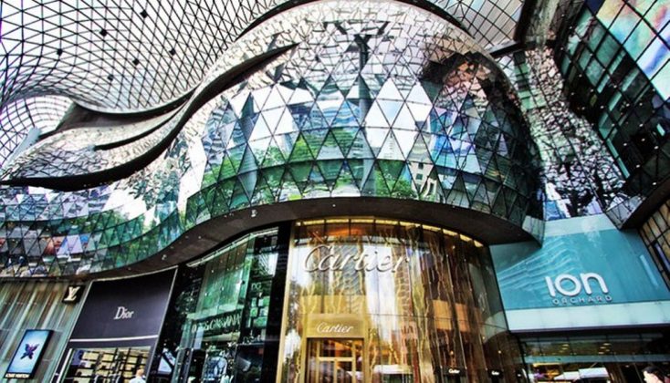 singapore shopphing mall ion orchard