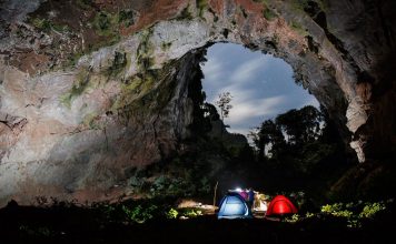 camping in son doong cave