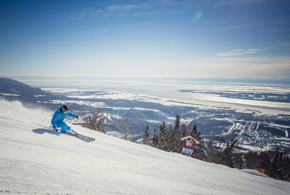 skiing Mont Sainte Anne, Quebec 2