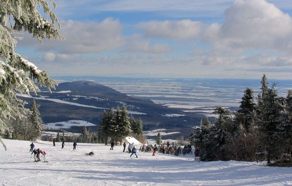 skiing Mont Sainte Anne, Quebec 2