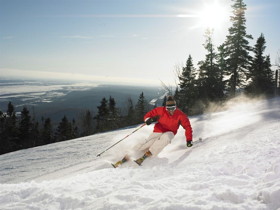 skiing Mont Sainte Anne, Quebec 2
