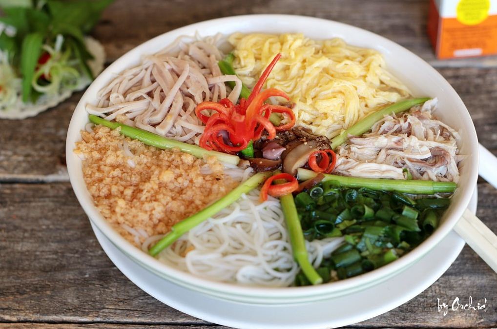 bun thang ingredients, bun thang recipe, bún thang hà nội recipe