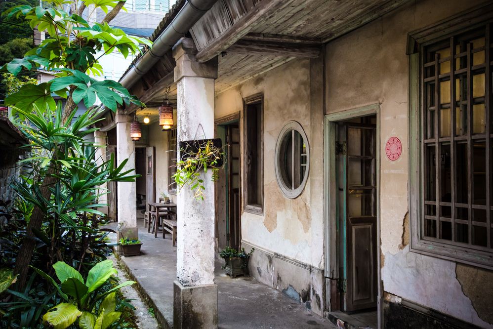 41getting around Neiwan Old Street taiwan lei cha tea leicha tea hakka people (1)