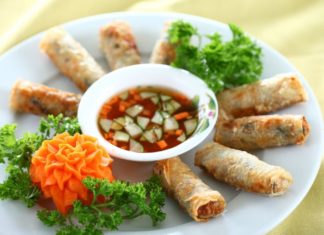 2nem oc snail spring roll vietnamese fried spring rolls