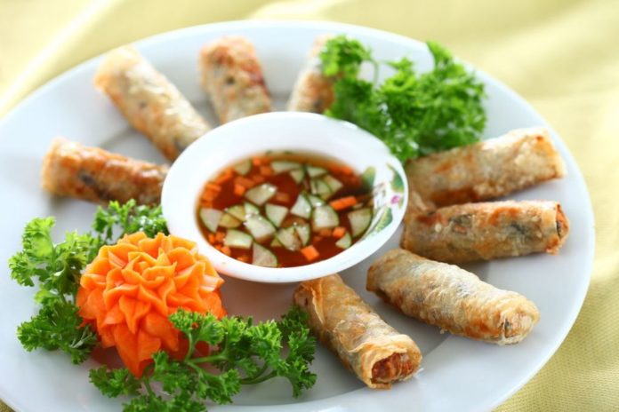 2nem oc snail spring roll vietnamese fried spring rolls