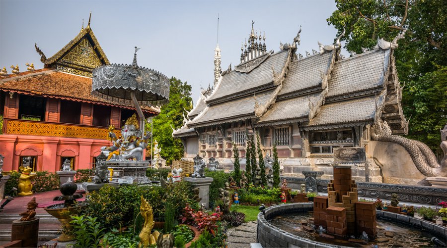 Wat Sri Suphan Temple, one of the best temples in Chiang Mai