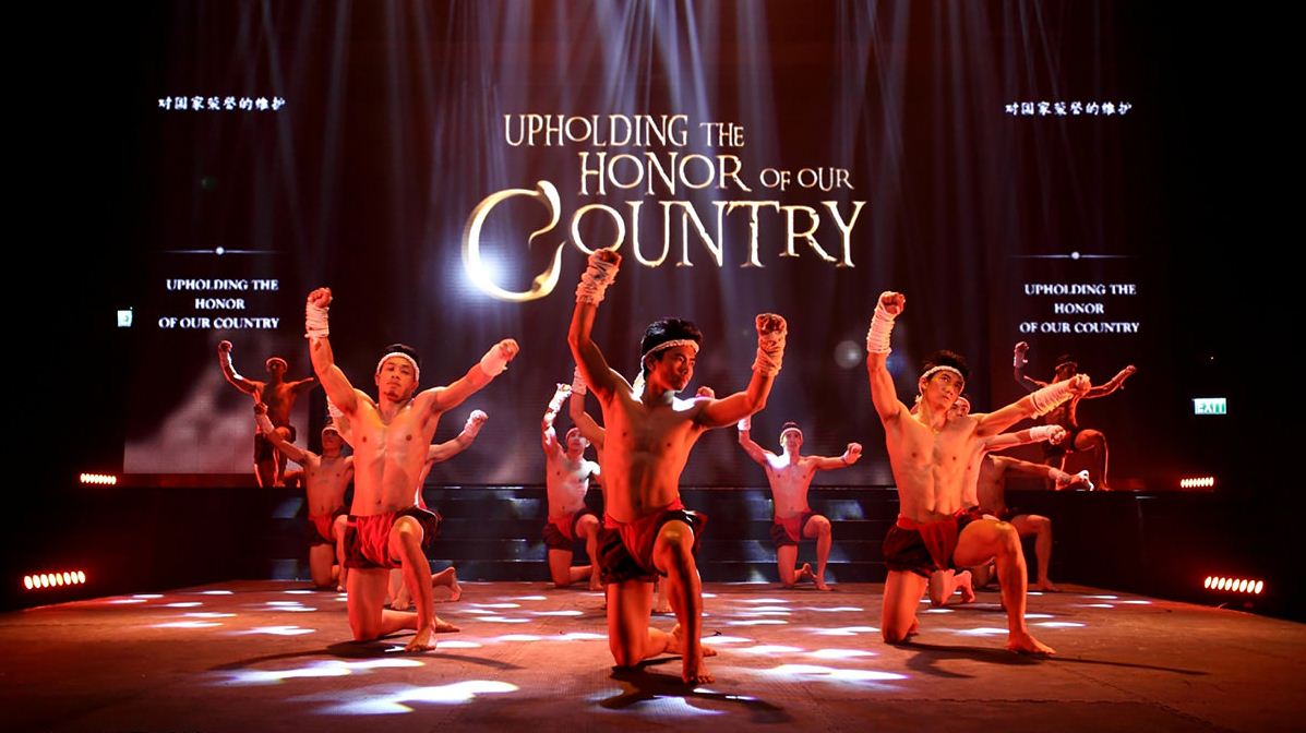 Muay Thai live show. One of the best live shows in Bangkok.