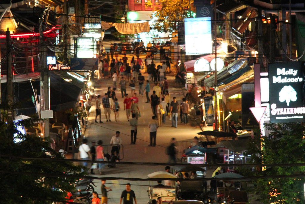 Siem Reap at night